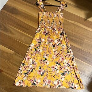 Cami NYC Silk Floral Midi Dress